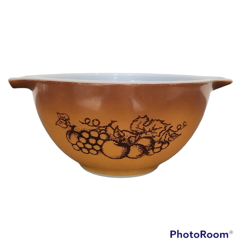 Vintage Pyrex Cinderella Old Orchard 441 Small Mixing Bowl